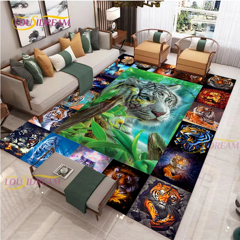 Коврик с тигром детские коврики для гостиной чайного столика коврик спальни
