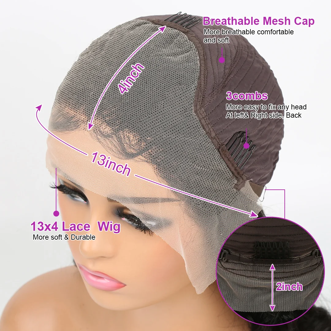 Парики из красных человеческих волос для женщин бразильские прямые парики с