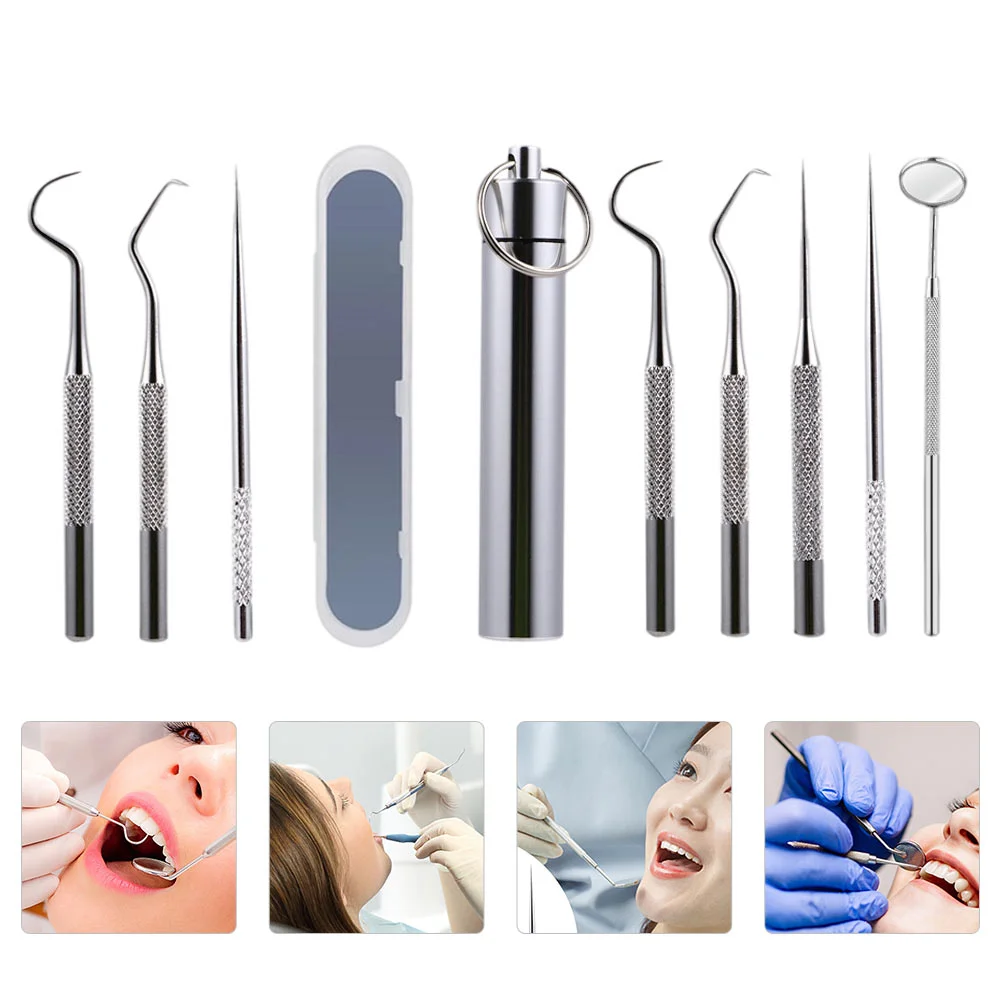 

Teeth Picker Practical Toothpick Container Durable Holder Stainless Steel Toothpicks