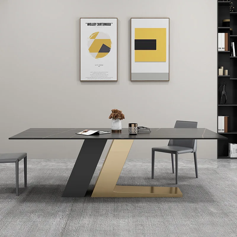 

High Grade Marble Stone Top Dining Table Kitchen Dining Table Home Furniture