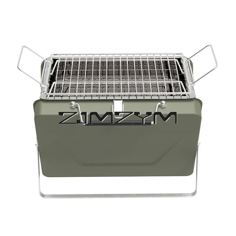 Портативная уличная печь для барбекю ручные грили складное снаряжение кемпинга