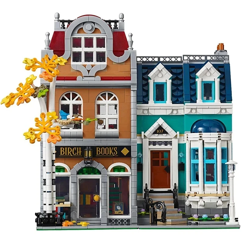 

In stock Parisian Restaurant 15010 DIY Building Blocks Bricks Model Architecture Compatible 10243 Toy Birthday Gifts