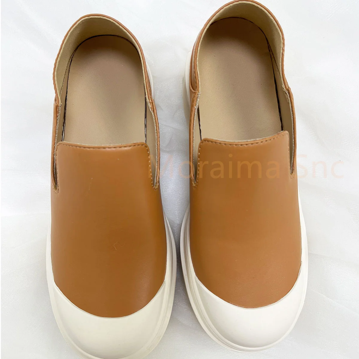 Cowhide Casual Sneakers Shoes for Women Single Shoes Leather French College Style Pumps Runway Sports Work Shoes 6Cm