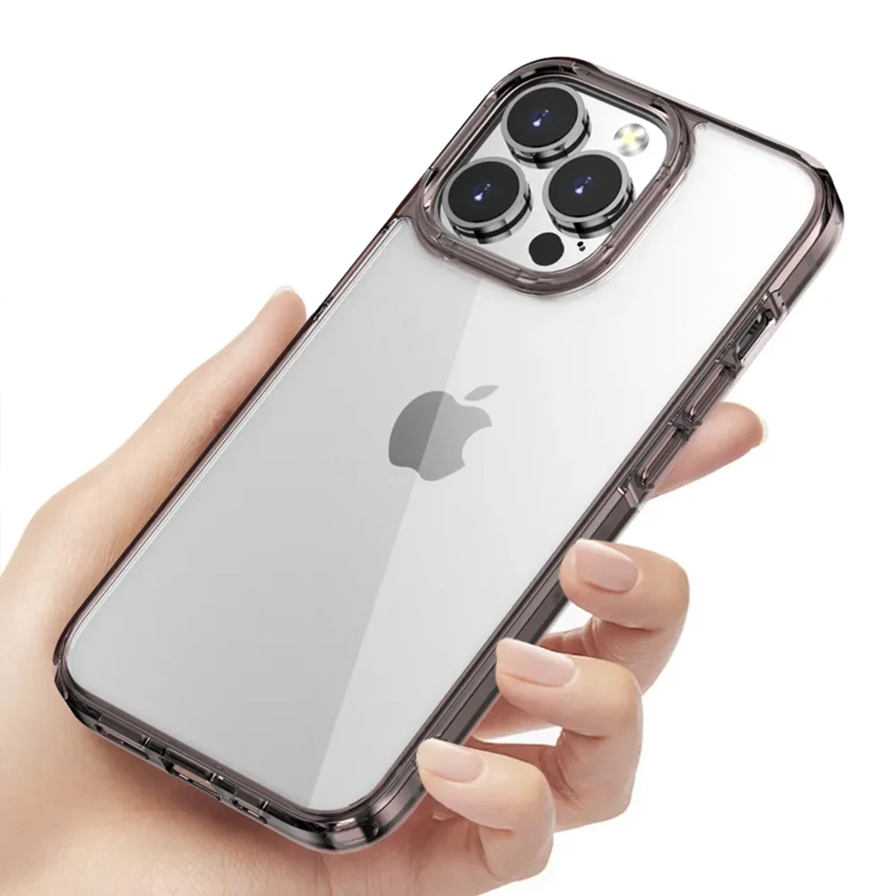 

Luxury Original Clear Case for iPhone 13 Pro Max Case Transparent Crystal Acrylic Hard Shockproof Cover for iFhone 13