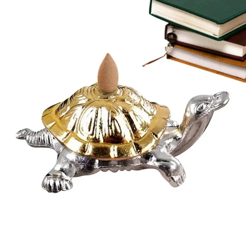 

Moveable Turtle Incense Holder Aroma Censer Stick Stand Bronzes Turtle Ornaments Sandalwood Temples Yoga Studios Home Decoration