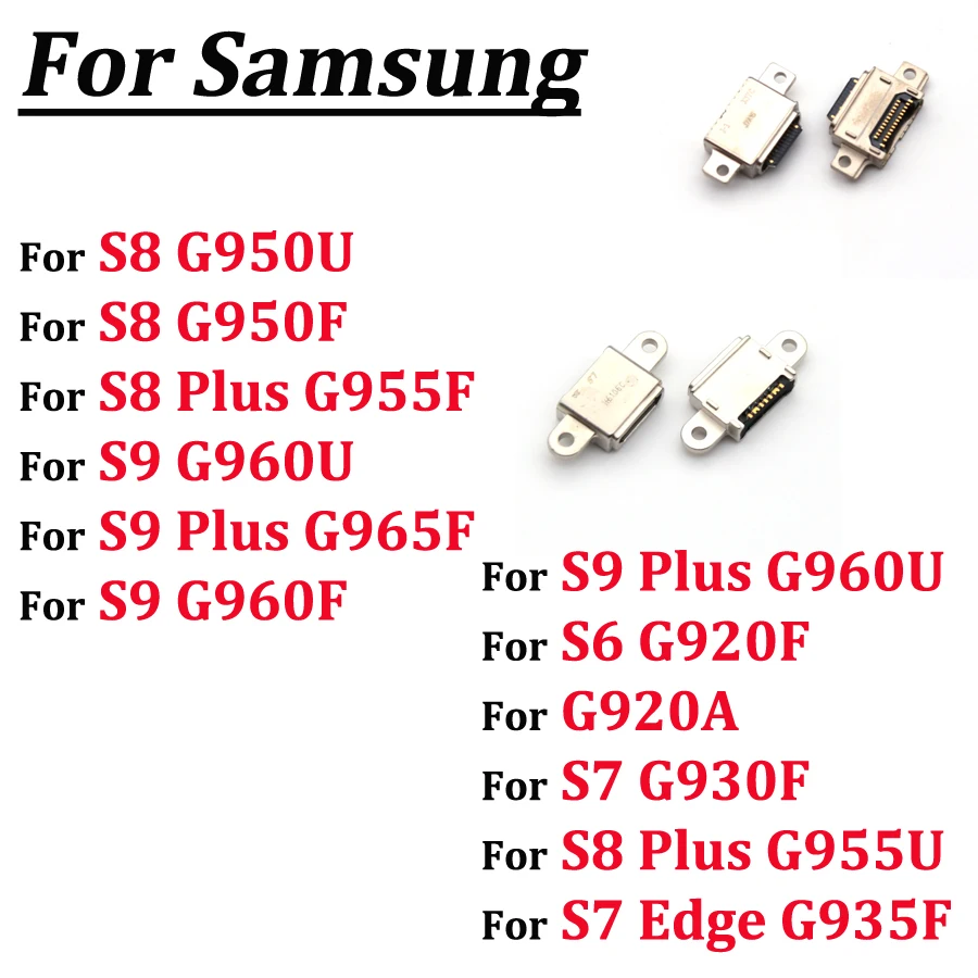 USB-разъем, разъем для зарядки, разъем для Samsung S6 S7 Edge S8 S9 Plus G920F G930F G935F G950F G950U G960F G960U G965F