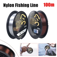 2 color 100m fishing line nylon monofilament line 4 2lb 17 4lb strong abrasion resistant fishing wire carp bass sea fishing line