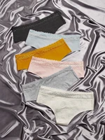 6pack contrast lace panty