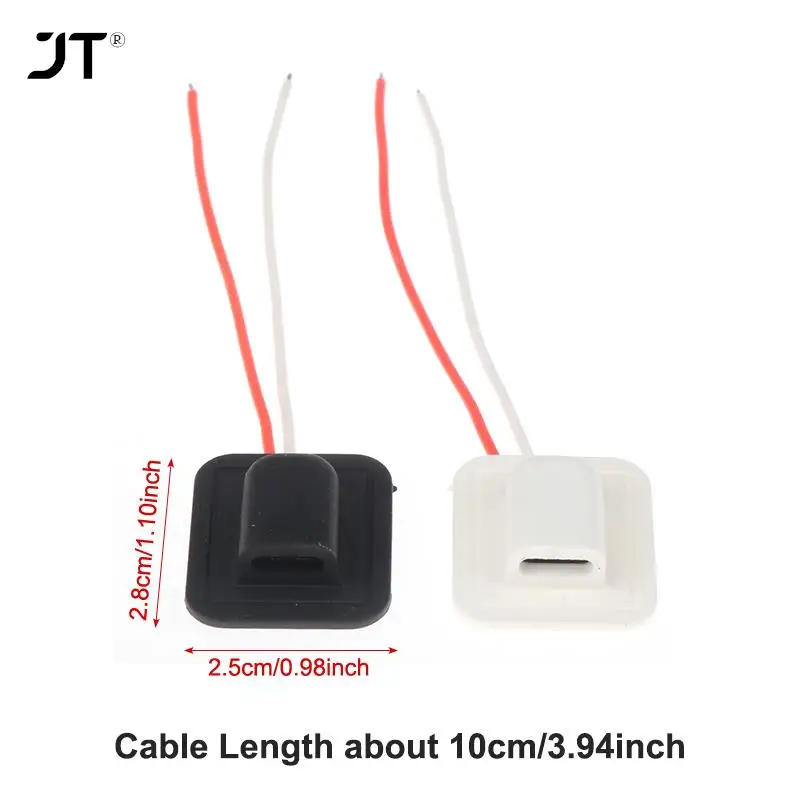 

1/5Pcs USB Type c Female Connectors Jack Type-c Power Charging Socket Port Seat Heating Eye Mask Accessories