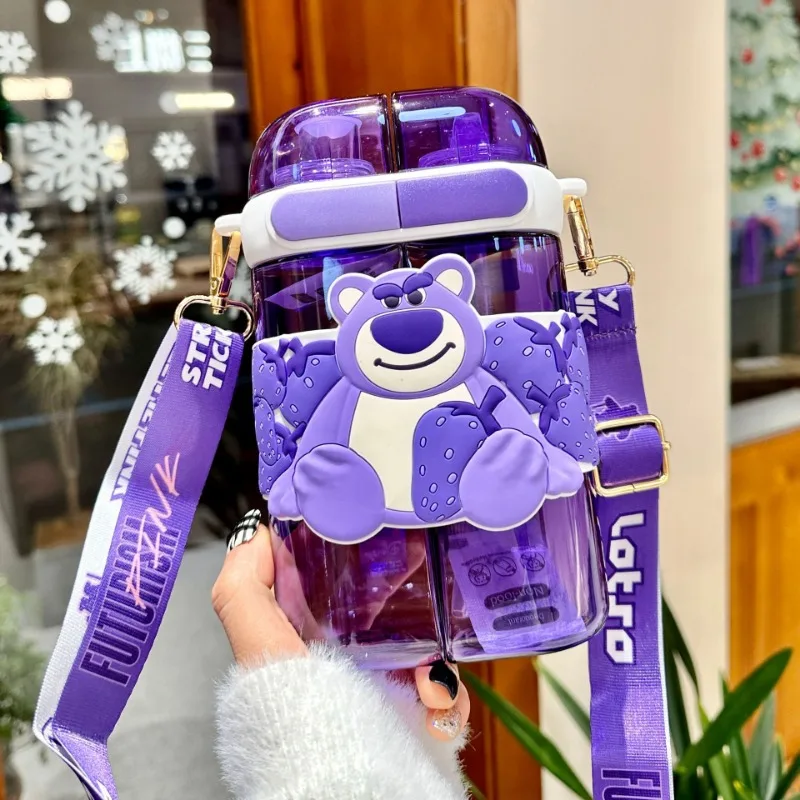 Sanrio Kuromi Кубок Solomie Для Девочек Бутылка Воды С Двойными Стенками Школы Мультяшный