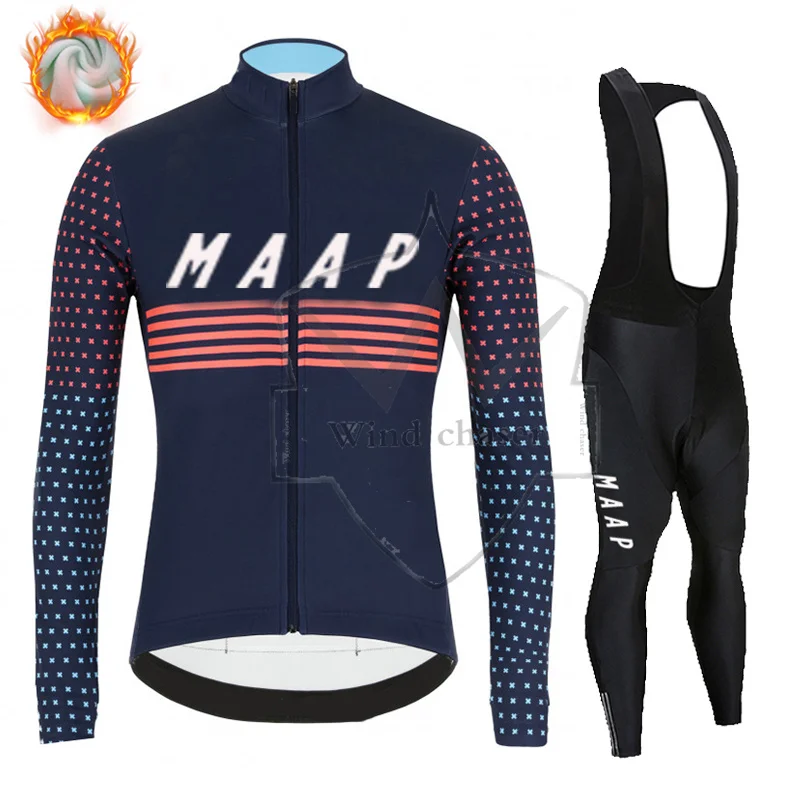 

2023 MAAP велосипедный комплект, мужская одежда из Джерси для езды на велосипеде, одежда для езды на горном велосипеде, одежда для триатлона, униформа для езды на велосипеде, Мужская Флисовая одежда с длинным рукавом