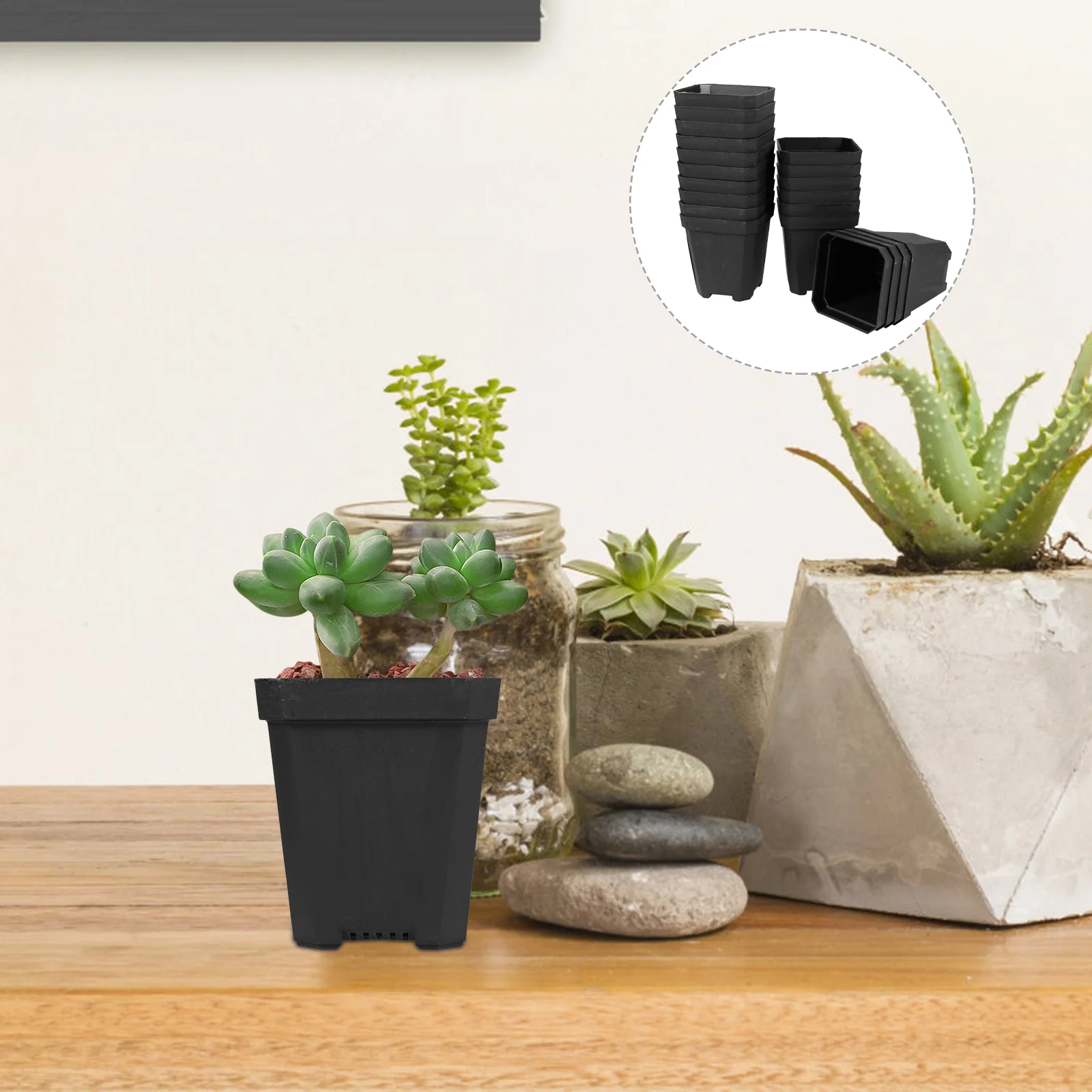 

Small Gardening Pots Nursery Flower Planting Holder Succulent Accessory Planter Orchid