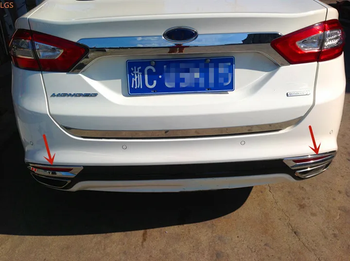 

Для Ford Mondeo 2013-2016 ABS хромированные передние и задние противотуманные фары декоративная защита рамы декоративные автомобильные аксессуары