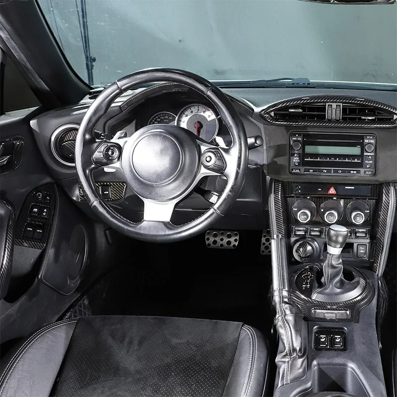 Для Subaru BRZ Toyota 86 GT86 2012-2020 ABS углеродное волокно Автомобильная панель переключателя