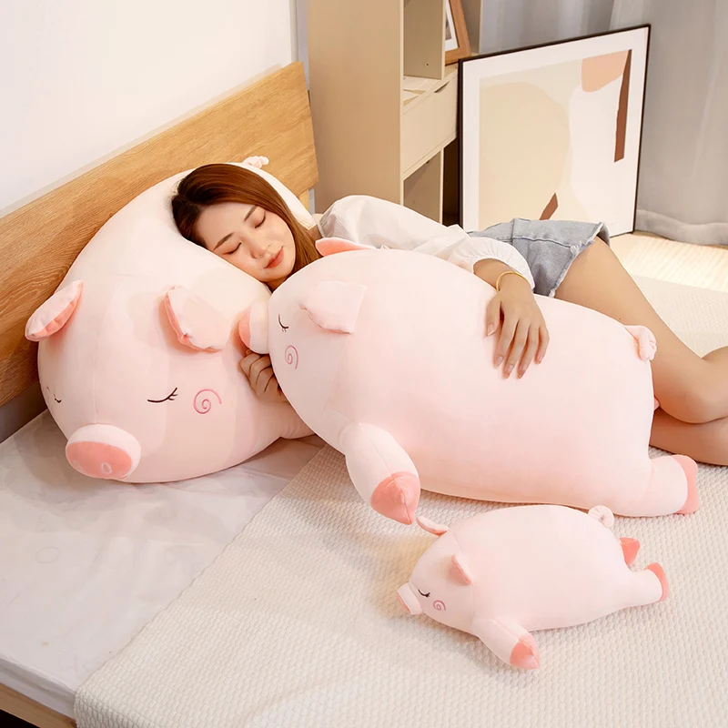 

Мягкая мягкая плюшевая игрушка свинка для сна