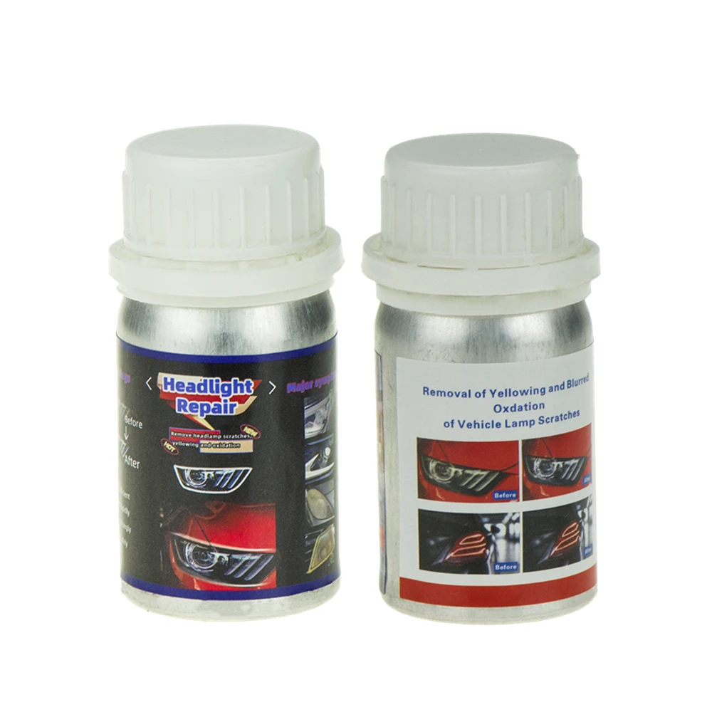 

Polish Headlight Chemical Polishing Kit Headlight Liquid 50ml Polymer Repair Fluid The Headlights Car Headlight Restoration Kit
