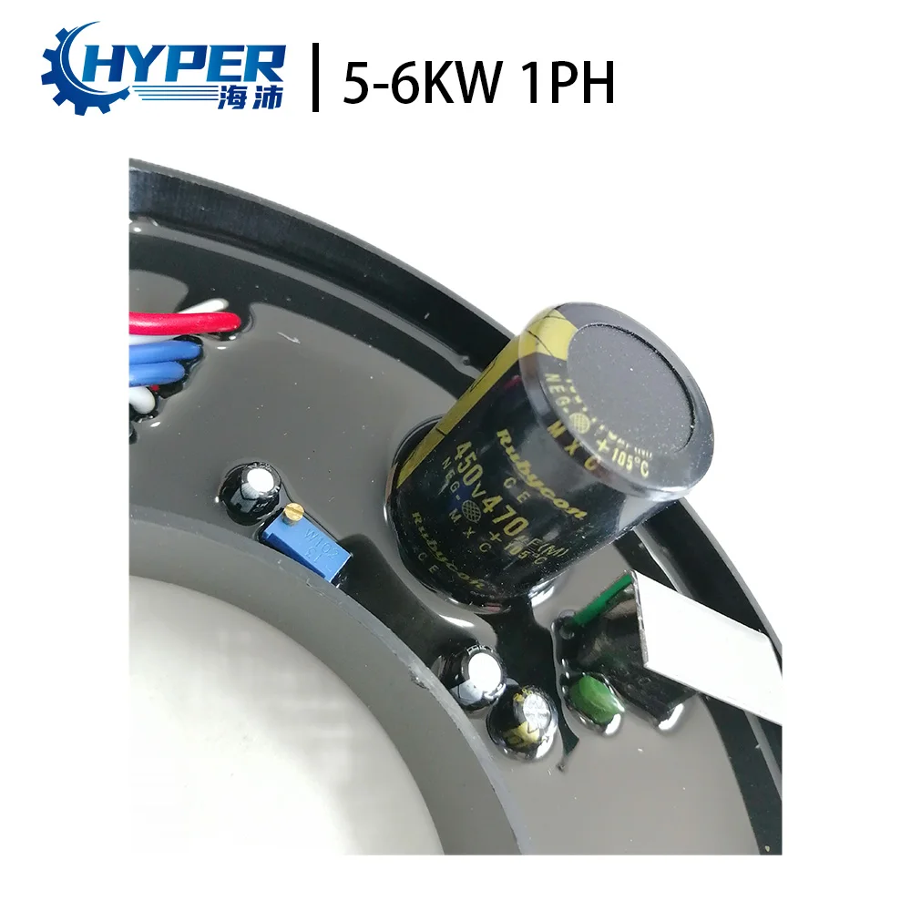 Генератор AVR 5 кВт 6 для бензиновой мощности однофазный Gen-set проводов