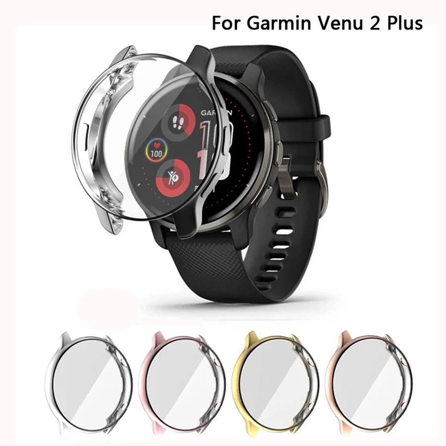 

Защитный чехол с полным покрытием для Garmin CAME 2 Plus, защитный чехол для Garmin Venu2S Plus, защитное покрытие из ТПУ