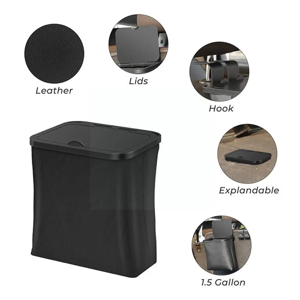 

Портативный автомобильный контейнер для мусора, прочный автомобильный контейнер для мусора, складной контейнер для мусора, внутренняя сум...