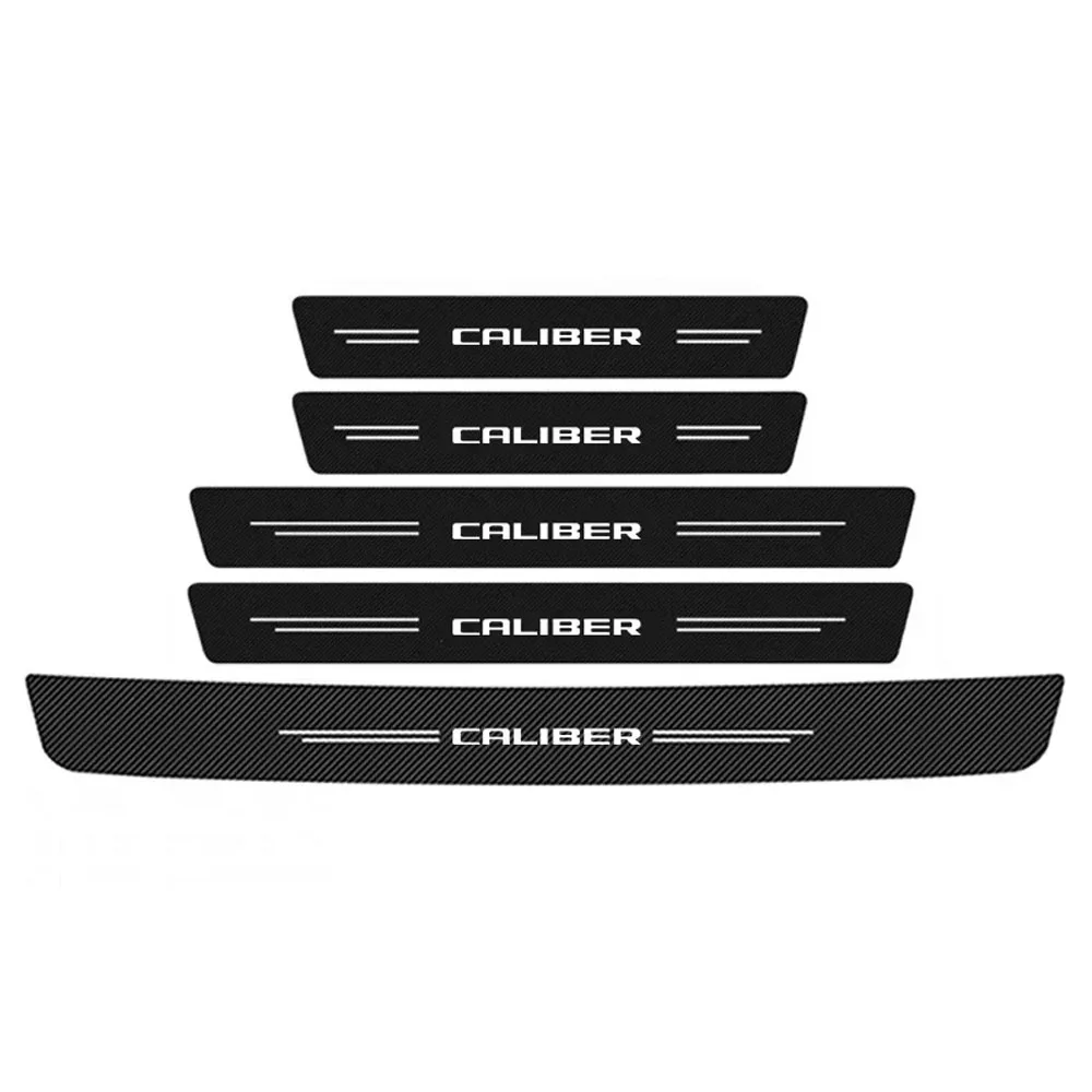 

Углеродное волокно, порог автомобиля, накладка на порог, наклейки на задний багажник, пленка против царапин, наклейка для украшения логотипа Dodge CALIBER