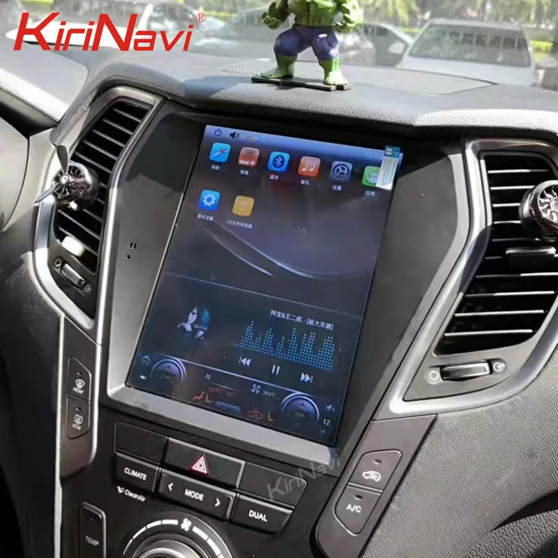 Вертикальный экран KiriNavi Android 11 для Hyundai IX45 Santa Fe 2013-2018 автомобильный Dvd