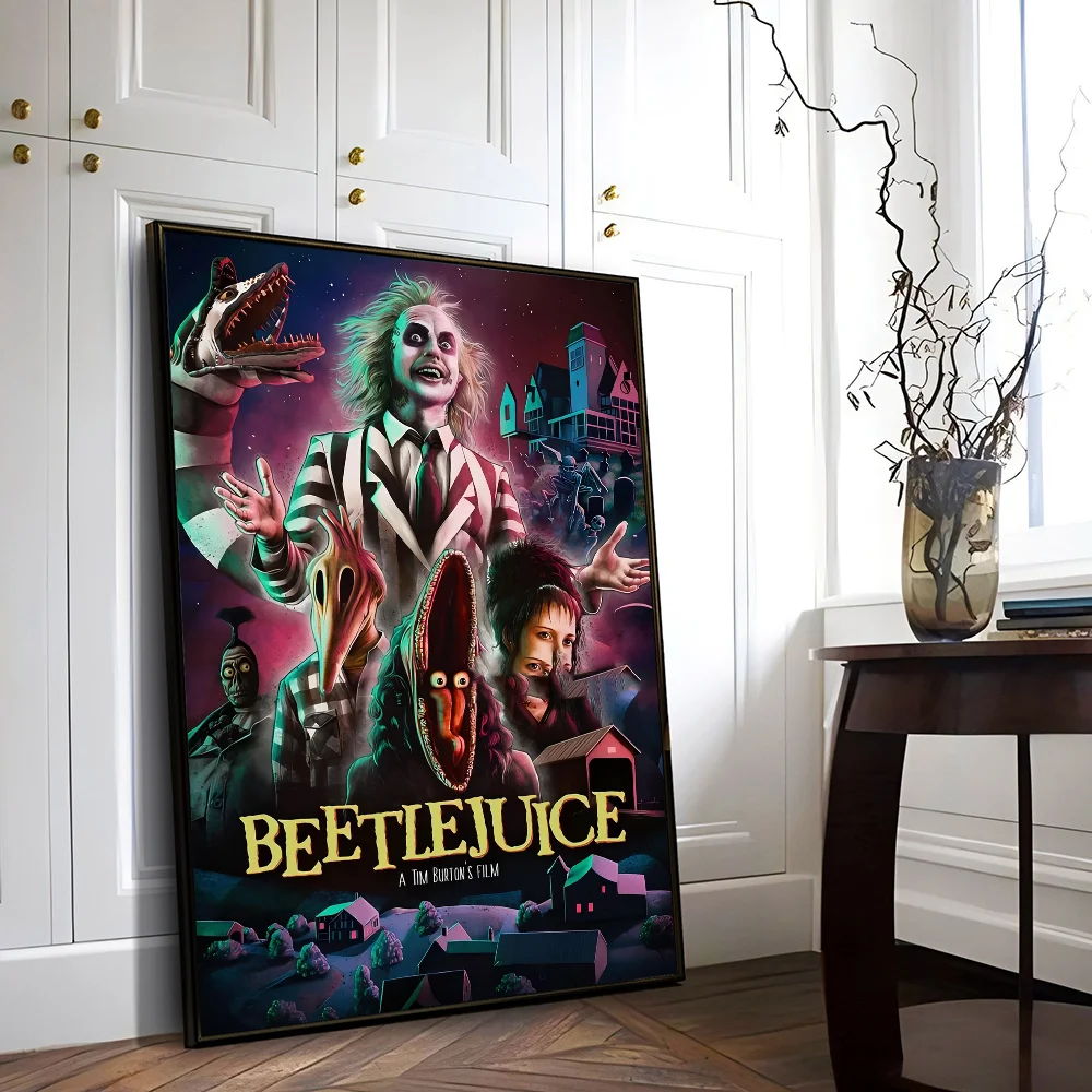 Классический фильм Битлджус комедия ужасов аниме постеры липкие HD качественные