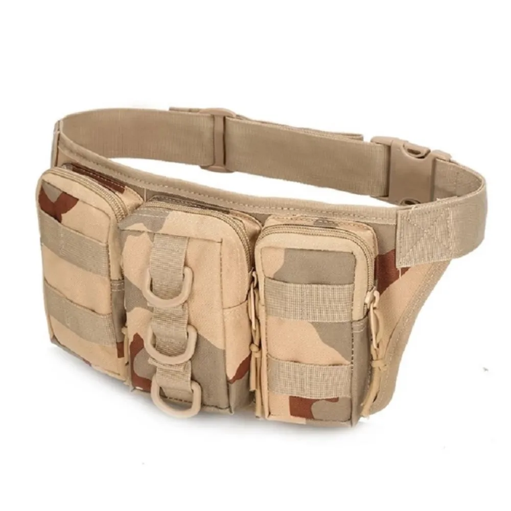 Wholesale fishing bags three pairs small pockets military tactics camouflage outdoor waterproof climbing riding sports
