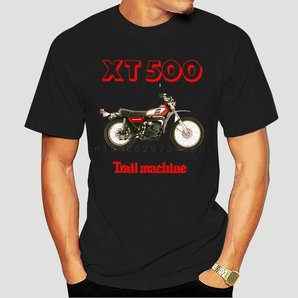 Xt500 мотоциклетная байкерская футболка классический подарок для трейл-велосипеда