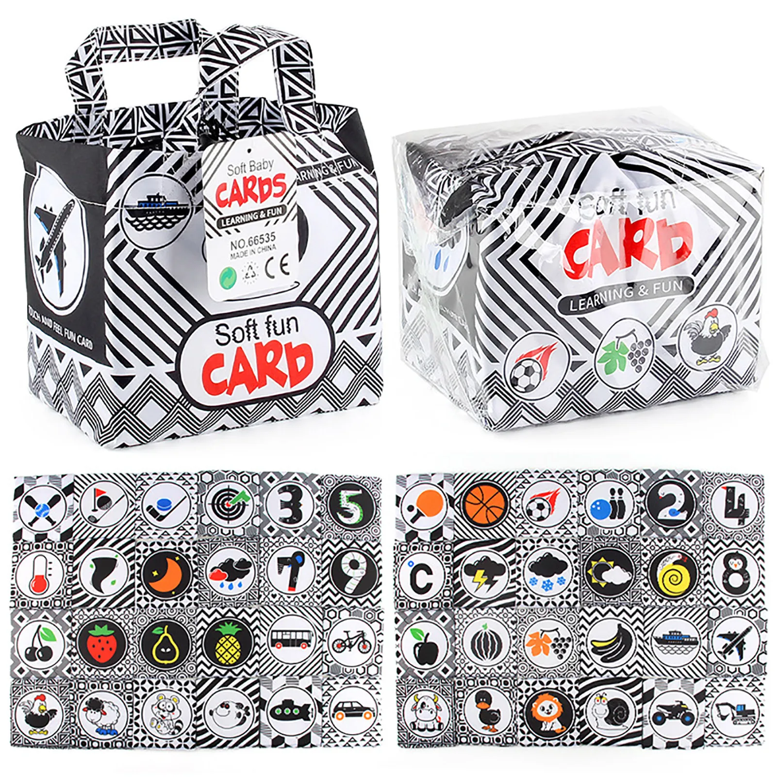 

Мягкая искусственная кожа с тканевой сумкой для хранения 24 шт. тканевые животные флэш-карты для младенцев малышей и детей животные фрукты д...