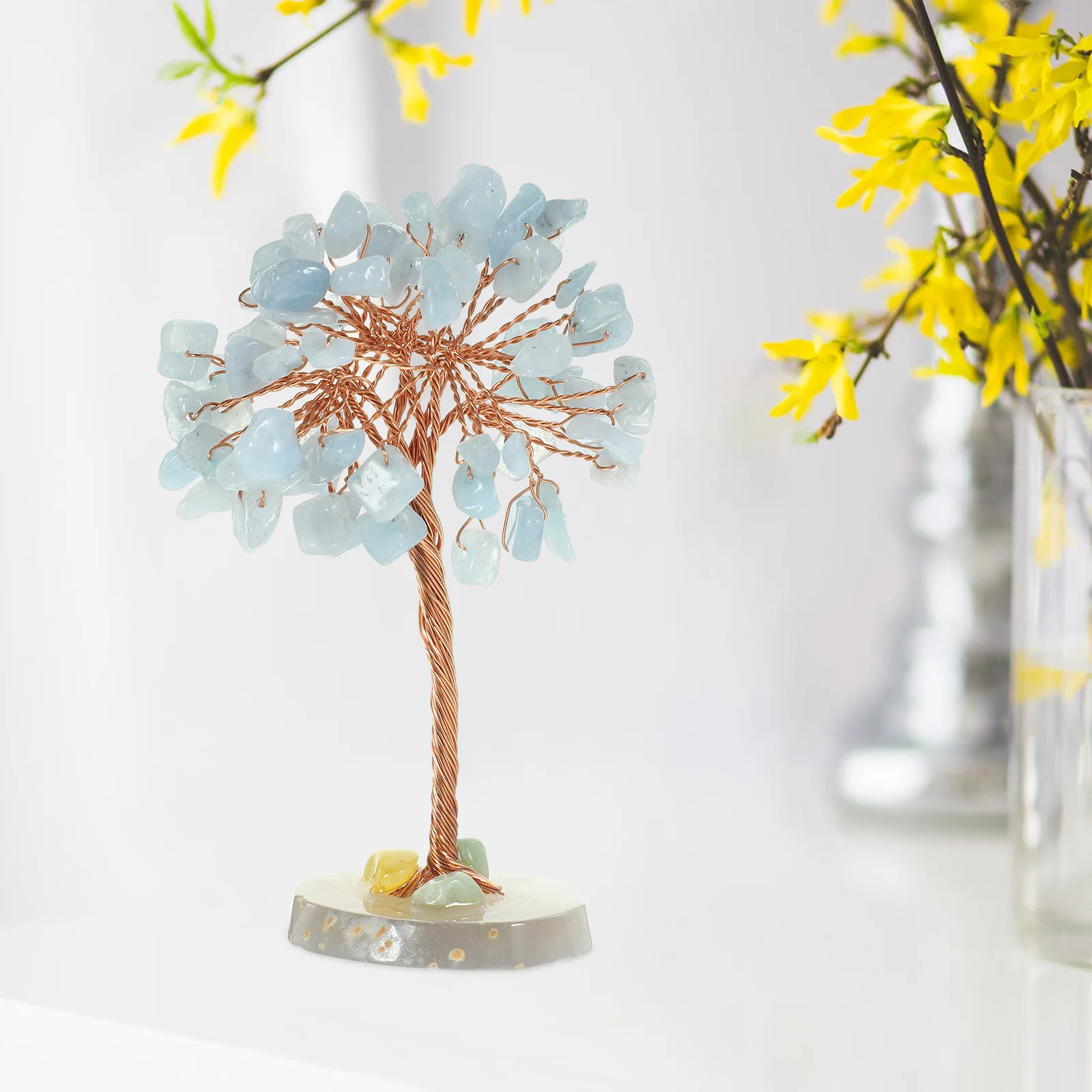 

Crystal Tree Ornaments Decoraciones Para Baños Decoration Home Fortune Manual Craft Metal Exquisite Delicate