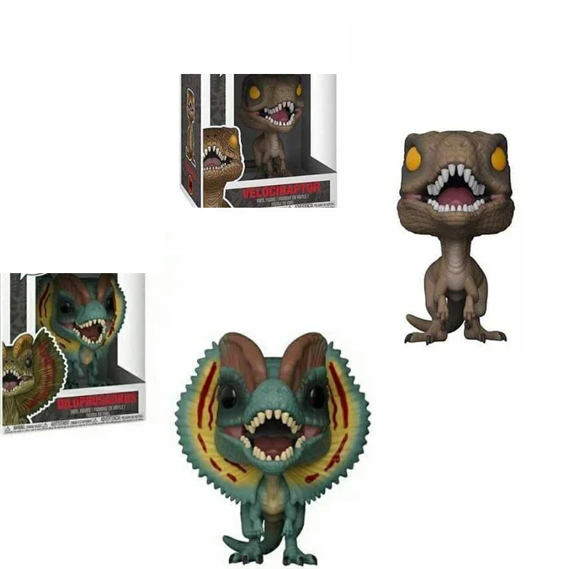 FUNKO pop Парк Юрского периода и динозавр Велоцираптор #549 дилофозавр #550 экшн