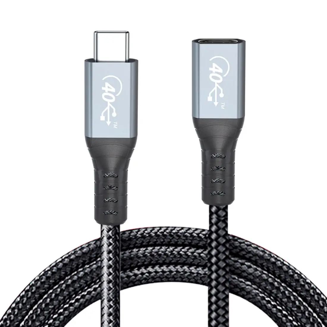 

Xiwai ChenYang CY USB4 USB-C Extension Cable Male to Female 40Gbps with 100W Charging and 8K@60Hz Compatible with TB3/4