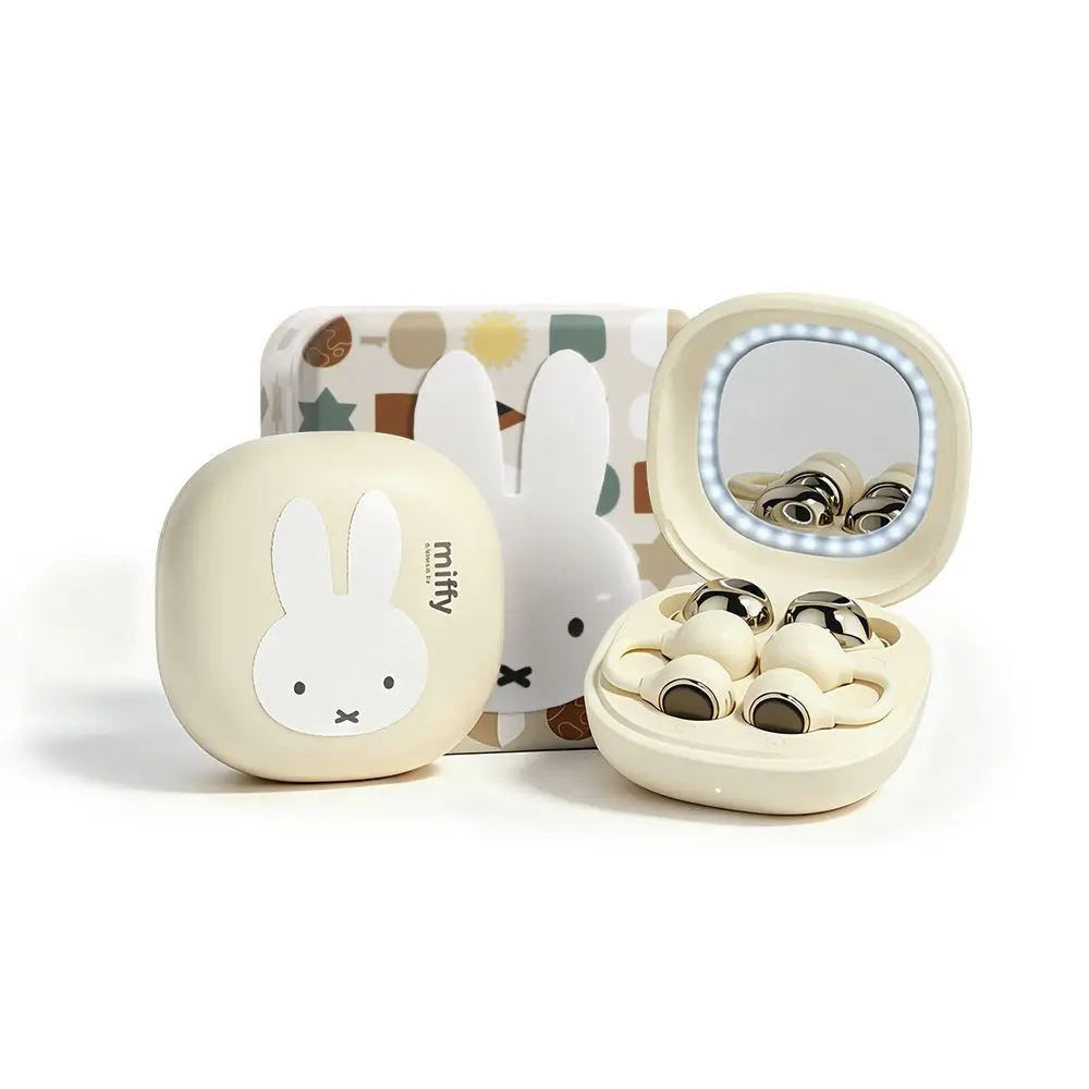 Фото Наушники Kawaii Miffy: милые портативные наушники-клипсы. Отличный подарок друзьям на день рождения. Портативные, новый стиль 2026 года. Отличный подарок девушке. №1