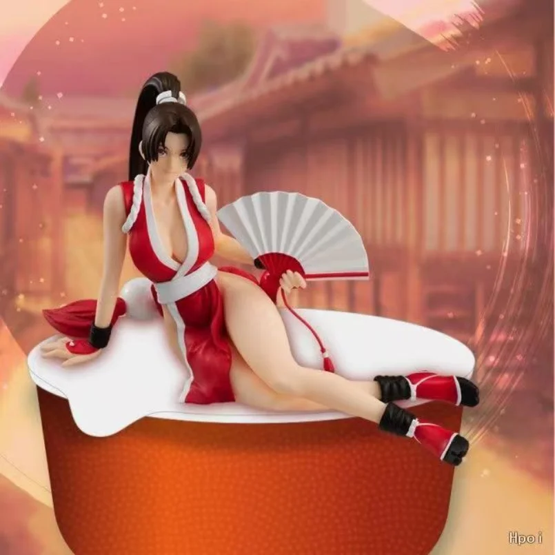 

9CM THEKINGOFFIGHTERS Figure Shiranui Mai PVC Action Figure Collections Pressed Foam Noodles Model Toys