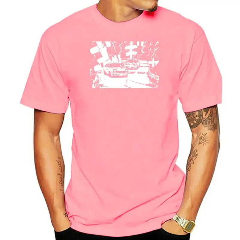 

Fashion New Top Tees Tshirts New Initial D AE 86 Anime Series Graphic Cotton Black shirt size S to 3XL T shirts