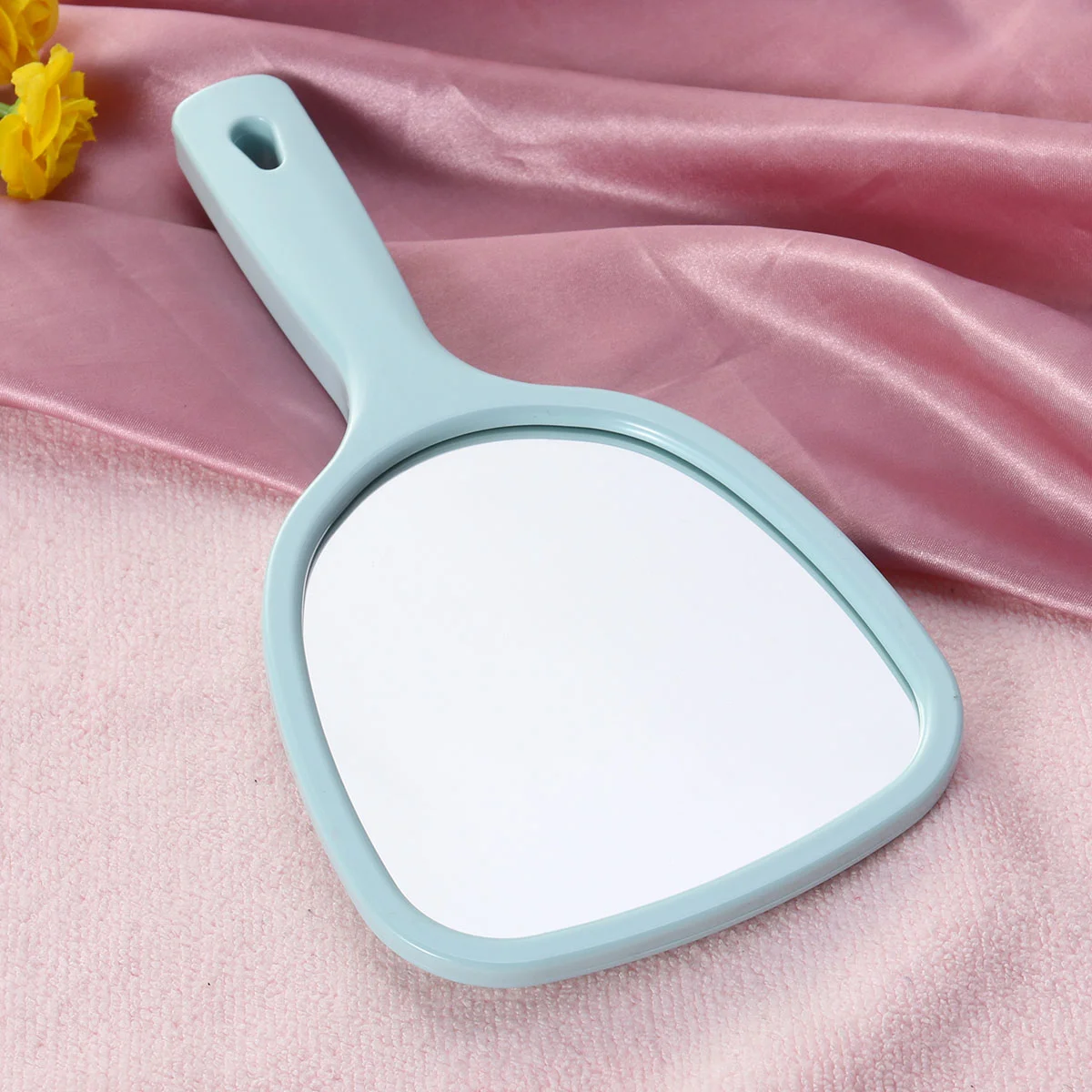 

Mirror Makeuptravelpurse Vanity Handle Round Double Sided Folding Compactmagnification Metal Cartoon Portable Kid Woman Cosmatic