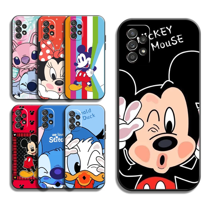 

Disney Mickey Stitch Phone Cases For Samsung Galaxy A31 A32 A51 A71 A52 A72 4G 5G A11 A21S A20 A22 4G Soft TPU Back Cover Funda