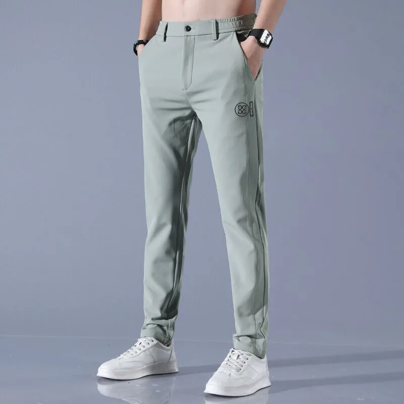 

2023 Spring Summer Men's Golf Pants High Quality Elasticity Fashion Casual Breathable J Lindeberg Thin Trouser Quick Dry Wear
