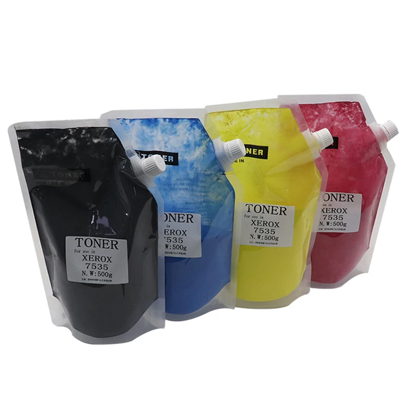 500 г WC7525 Тонер-порошок для Xerox Apeospore-IV C2275/C3380/C3371/C3375/C4470/C4475/C5570/C5575 цветная Заправка