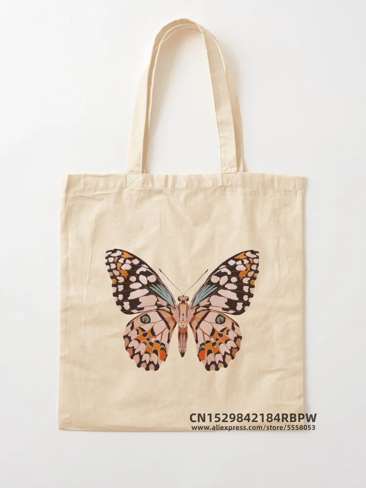 Сумка-тоут с крыльями бабочки Женская Экологически чистая многоразовая Сумочка