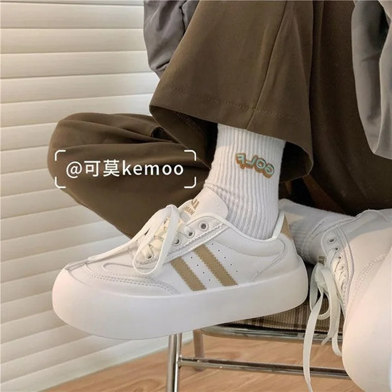 

Women's Sneakers Sports Shoes Platform Fashion Flats Vulcanized Casual Harajuku White Spring Female Running Dropshipping