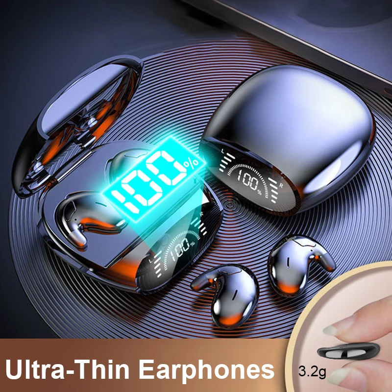 

Earphone Bluetooth TWS Wireless Headphone 5.0 Dual Stereo Noise Reduction Sport Bass Touch Control Headset Long Standby