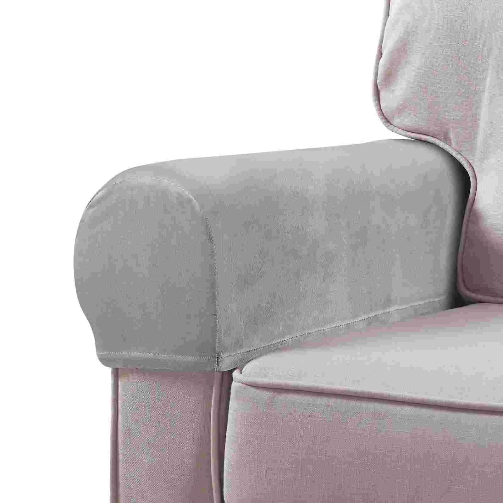 

2 Pcs Plush Sofa Covers Sofa Slipcovers Universal Sofa Cover Sofa Arm Covers Stretch Couch Arm Slipcovers Armchair Slipcovers
