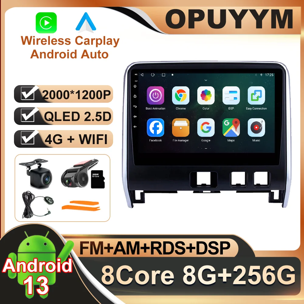 

10.1 Inch Android 13 For Nissan Serena 2016 - 2018 Car Radio WIFI Multimedia AHD ADAS Navigation GPS No 2din Autoradio 4G LTE BT