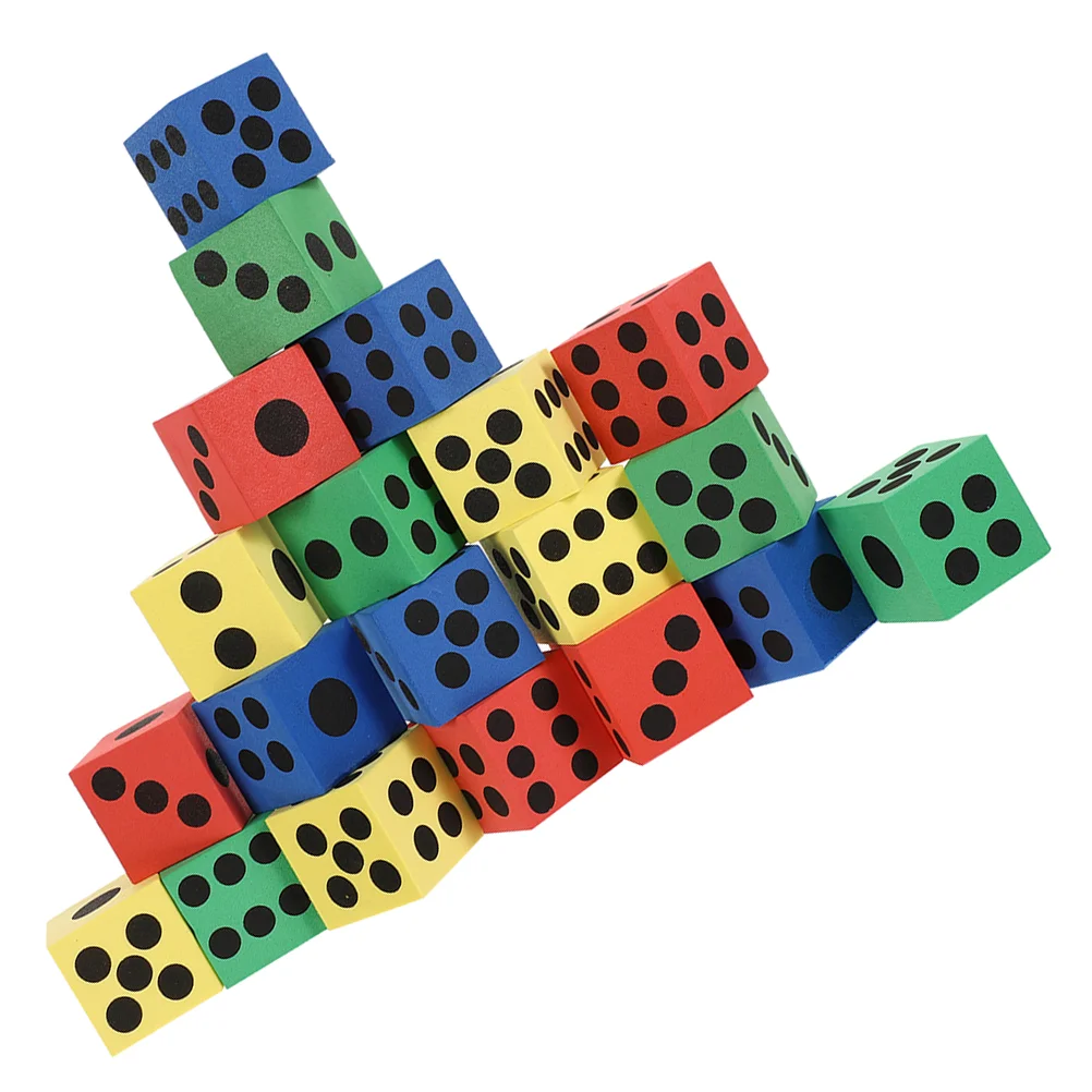 

24 Pcs Funny Game Dot Dices Creative Point Dices Game Dice Toys Educational Toys