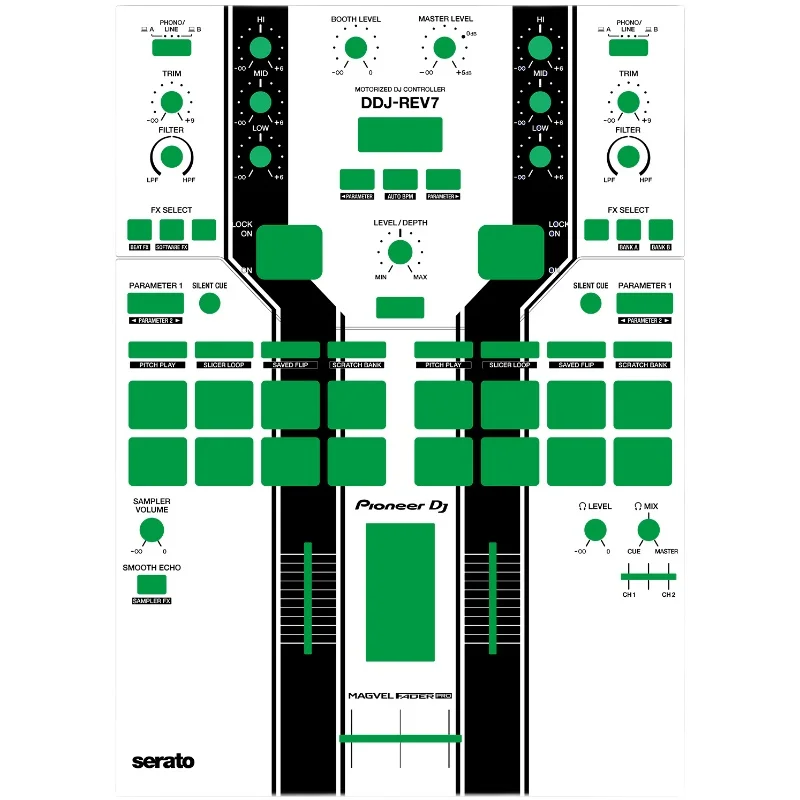 DDJ-REV7 DJ панель контроллера защитная пленка Pioneer disc player цветная может быть
