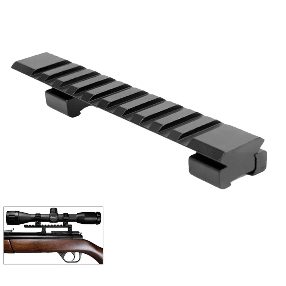 

10 Slots 125mm Scope Mount Dovetail 11mm To 20mm Rail Adapter Outdoor Hunting Mount Extend Mount Airfle Scope Hunting Accessory