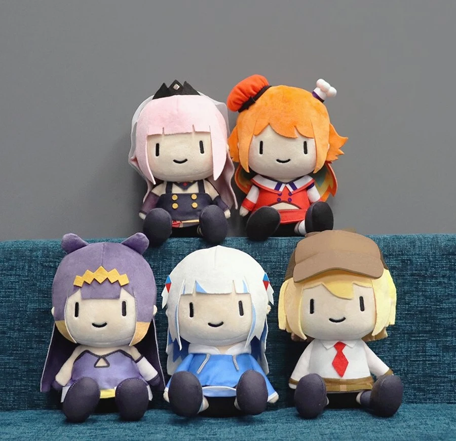 Новый милый японский аниме Hololive английский миф на 2-ю годовщину Smol Plushie Gawr Gura