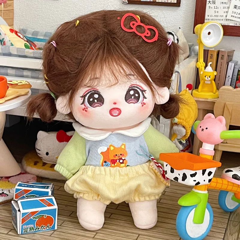 

20cm IDol Doll Anime Plush Star Dolls Cute Stuffed Customization Figure Toys Cotton Baby Doll Plushies Toys Korea Kpop EXO Gift