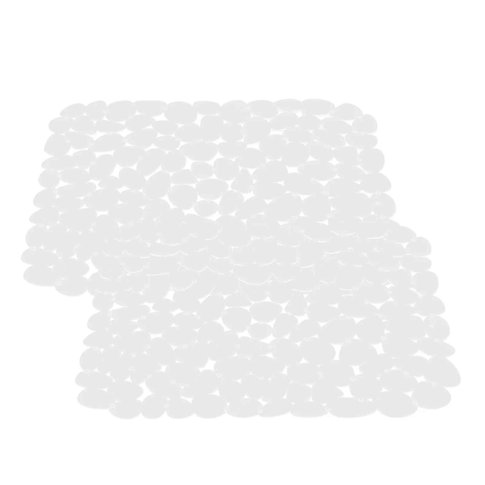 

2 Pcs Dish Rack Kitchen Sink Mat Tabletop Dishwasher Stemware Protector Pvc Draining